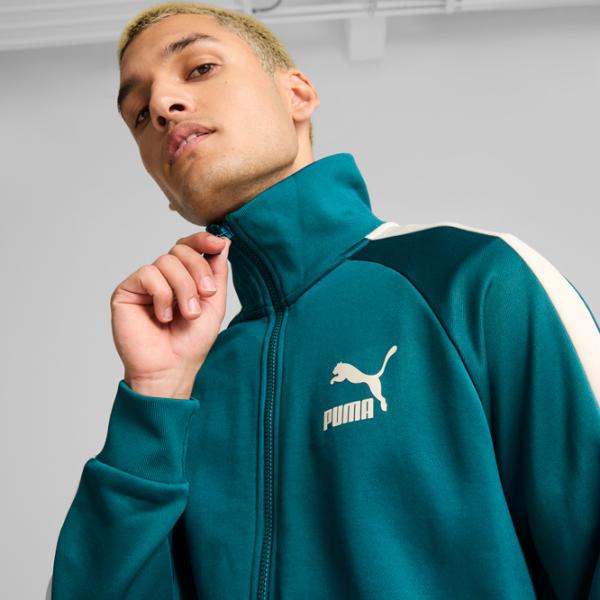 Толстовка для мужчин Puma T7 Iconic Track Jacket (S) Pt  Прямой / Cold Green photo 11 Толстовка для мужчин Puma T7 Iconic Track Jacket (S) Pt  Прямой / Cold Green photo 11