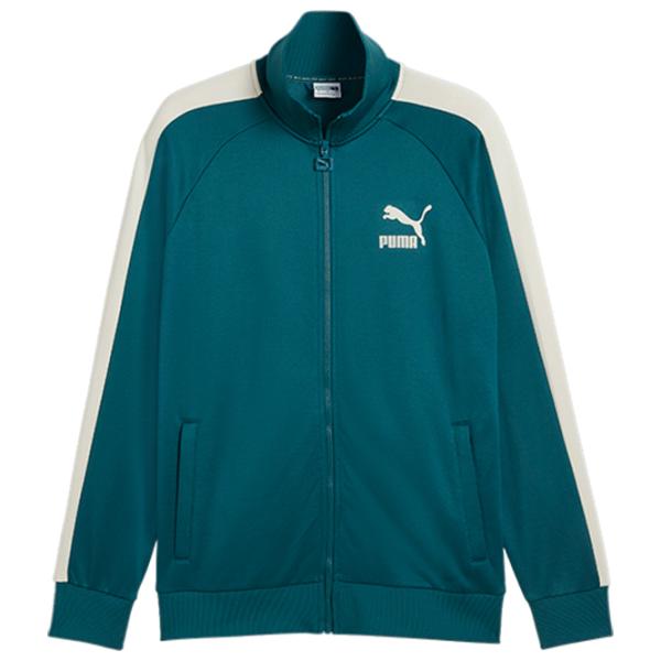 Hanorac pentru bărbați Puma T7 Iconic Track Jacket (S) Pt  Drept / Cold Green photo 1