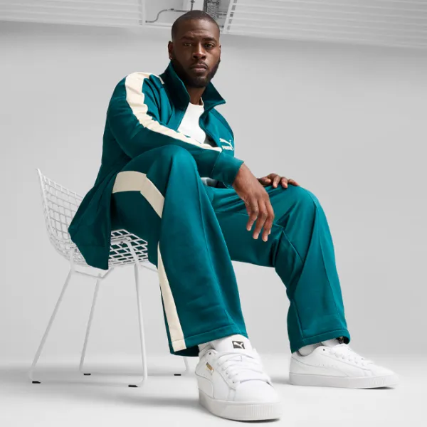 Hanorac pentru bărbați Puma T7 Iconic Track Jacket (S) Pt  Drept / Cold Green photo 5 Hanorac pentru bărbați Puma T7 Iconic Track Jacket (S) Pt  Drept / Cold Green photo 5