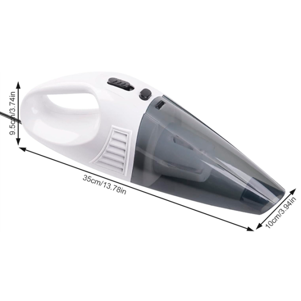 Портативный пылесос Handheld A016-12DC 55 Вт / Серый Белый photo 2