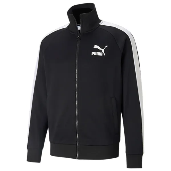 Hanorac pentru bărbați Puma Iconic T7 Track Jacket Pt  Drept / Black photo 1 Hanorac pentru bărbați Puma Iconic T7 Track Jacket Pt  Drept / Black photo 1
