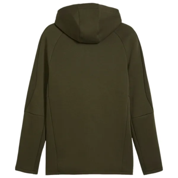 Hanorac pentru bărbați Puma Evostripe Full-Zip Hoodie Dk  Drept / Dark Olive photo 3