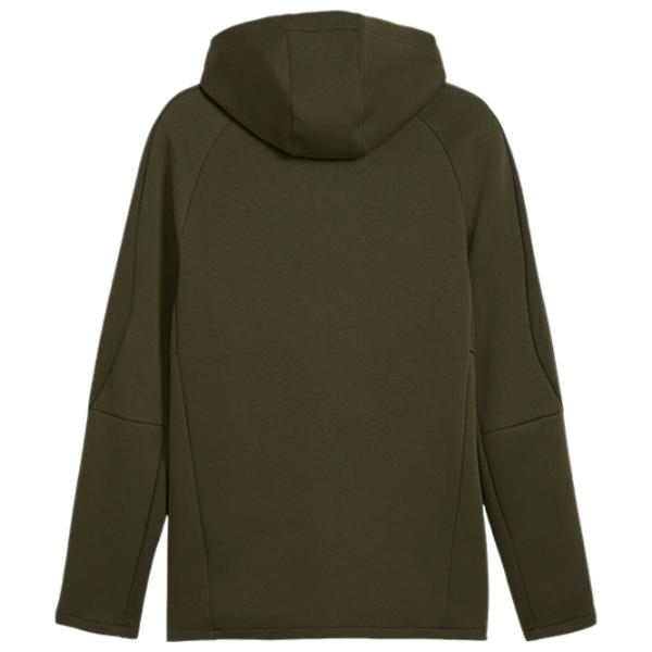 Hanorac pentru bărbați Puma Evostripe Full-Zip Hoodie Dk  Drept / Dark Olive photo 3