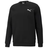 Hanorac pentru bărbați Puma Ess Small Logo Crew Fl  Drept / Black