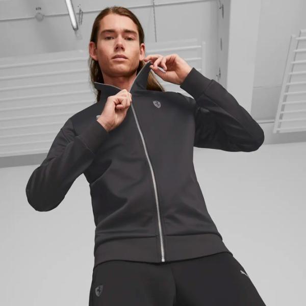 Hanorac pentru bărbați Puma Ferrari Style Mt7 Jacket  Drept / Black photo 3 Hanorac pentru bărbați Puma Ferrari Style Mt7 Jacket  Drept / Black photo 3