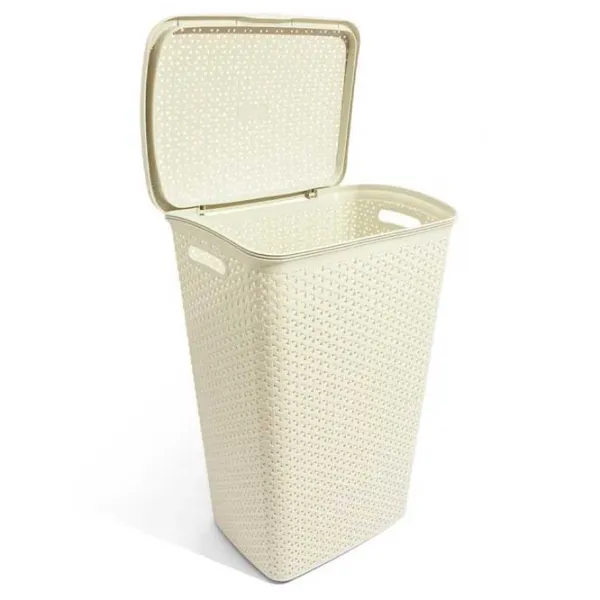 Coș pentru rufe Curver My Style 55 l / Plastic / Cream  photo 2