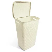 Coș pentru rufe Curver My Style 55 l / Plastic / Cream photo 2