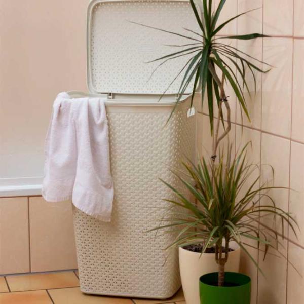 Coș pentru rufe Curver My Style 55 l / Plastic / Cream  photo 3