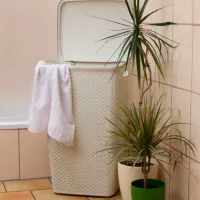 Coș pentru rufe Curver My Style 55 l / Plastic / Cream photo 3