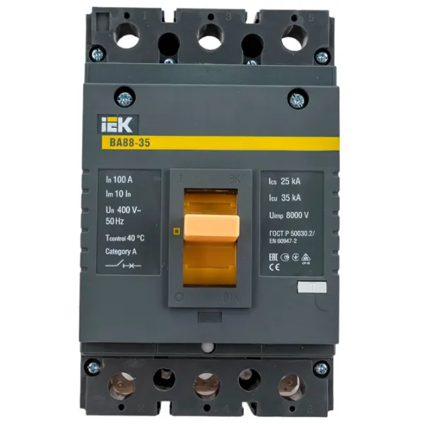Întrerupător automat IEK SVA30-3-0100 Putere / 100 A photo 1 Întrerupător automat IEK SVA30-3-0100 Putere / 100 A photo 1