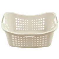 Корзина для белья Curver Victor 50 л / Пластик / Кремовый 