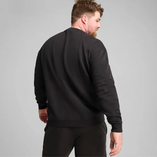 Hanorac pentru bărbați Puma Squad Crew Fl  Drept / Black photo 4