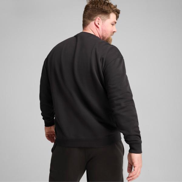 Hanorac pentru bărbați Puma Squad Crew Fl  Drept / Black photo 4
