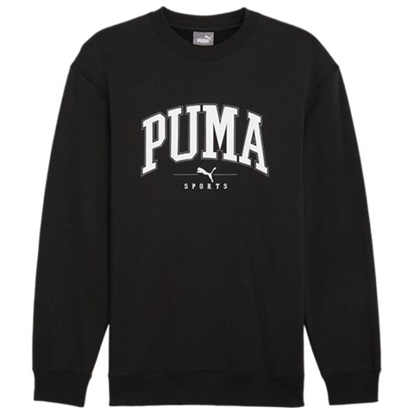 Hanorac pentru bărbați Puma Squad Crew Fl  Drept / Black photo 1 Hanorac pentru bărbați Puma Squad Crew Fl  Drept / Black photo 1