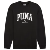 Hanorac pentru bărbați Puma Squad Crew Fl  Drept / Black