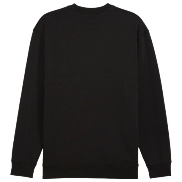 Hanorac pentru bărbați Puma Squad Crew Fl  Drept / Black photo 3 Hanorac pentru bărbați Puma Squad Crew Fl  Drept / Black photo 3