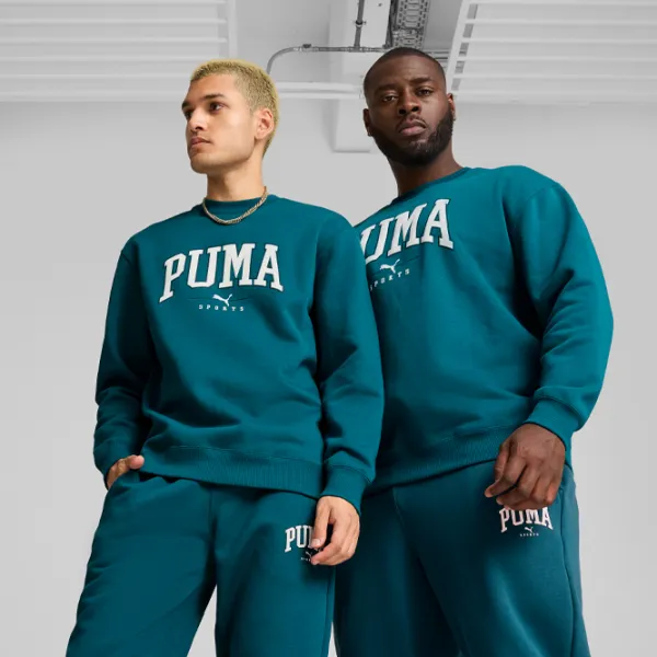 Толстовка для мужчин Puma Squad Crew Fl  Прямой / Cold Green photo 5