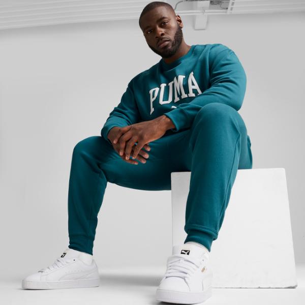 Толстовка для мужчин Puma Squad Crew Fl  Прямой / Cold Green photo 8