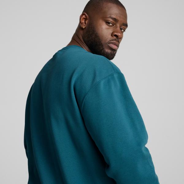 Толстовка для мужчин Puma Squad Crew Fl  Прямой / Cold Green photo 13