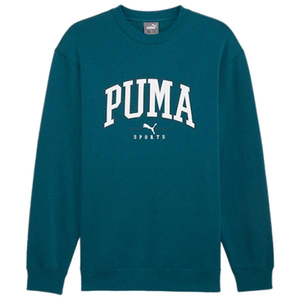 Hanorac pentru bărbați Puma Squad Crew Fl  Drept / Cold Green photo 1