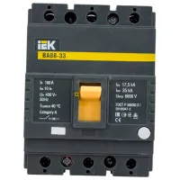 Автоматический выключатель IEK SVA20-3-0100 Модульная / 100 A