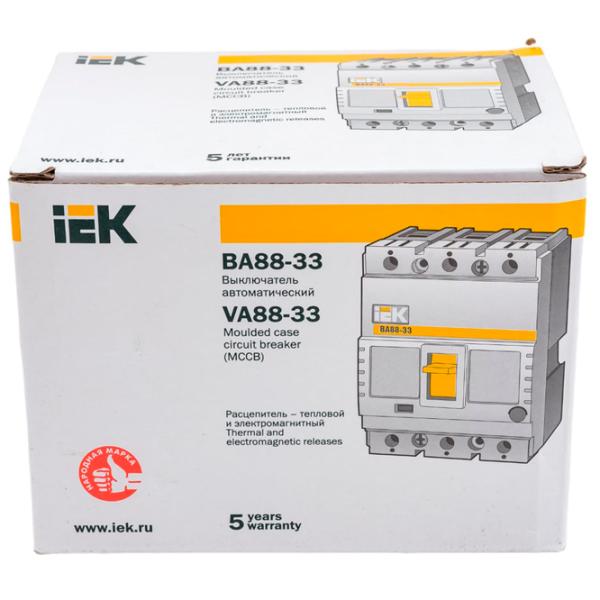 Автоматический выключатель IEK SVA20-3-0125 Силовой / 125 A photo 6