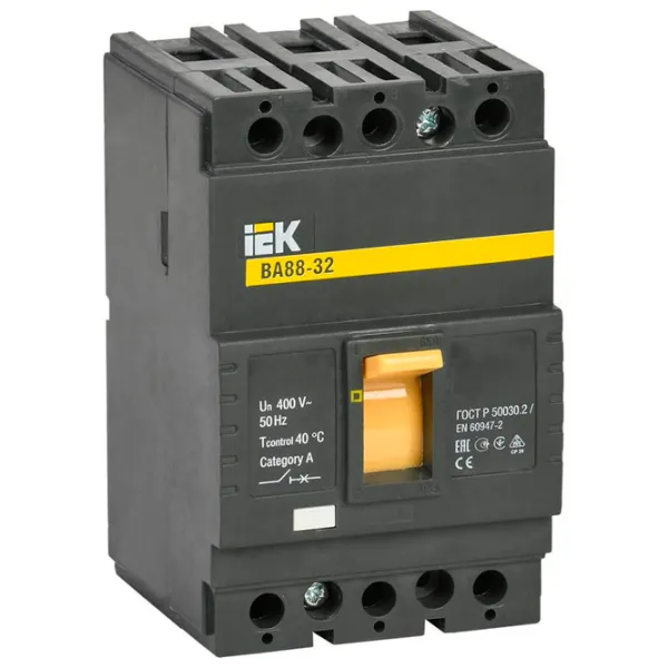 Автоматический выключатель IEK SVA10-3-0040 Силовой / 40 A photo 1