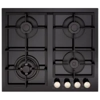 Газовая варочная панель Tornado LVT 8025 GL Закаленное стекло / Черный