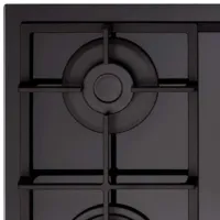 Plită încorporabilă pe gaz Tornado LVT 8025 GL Sticlă călită / Black photo 2