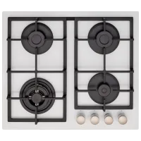 Газовая варочная панель Tornado LVT 8025 GL Закаленное стекло / Белый