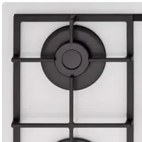 Plită încorporabilă pe gaz Tornado LVT 8025 GL Sticlă călită / White photo 2
