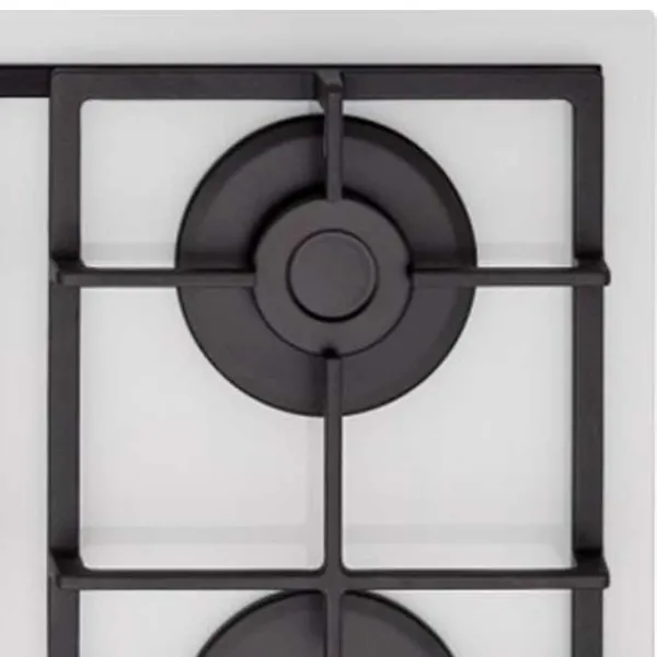 Plită încorporabilă pe gaz Tornado LVT 8025 GL Sticlă călită / White photo 4 Plită încorporabilă pe gaz Tornado LVT 8025 GL Sticlă călită / White photo 4
