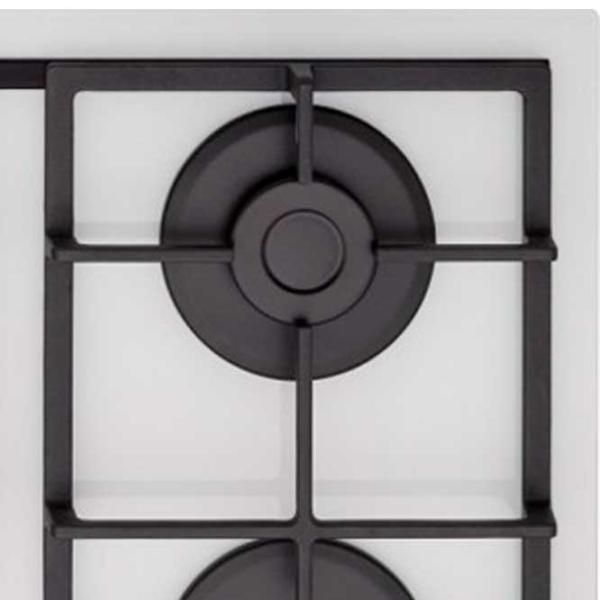 Plită încorporabilă pe gaz Tornado LVT 8025 GL Sticlă călită / White photo 4 Plită încorporabilă pe gaz Tornado LVT 8025 GL Sticlă călită / White photo 4