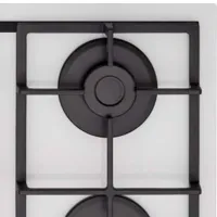 Plită încorporabilă pe gaz Tornado LVT 8025 GL Sticlă călită / White photo 4