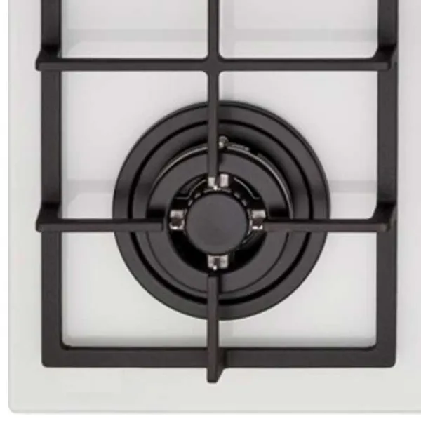 Plită încorporabilă pe gaz Tornado LVT 8025 GL Sticlă călită / White photo 5 Plită încorporabilă pe gaz Tornado LVT 8025 GL Sticlă călită / White photo 5
