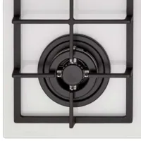 Plită încorporabilă pe gaz Tornado LVT 8025 GL Sticlă călită / White photo 5