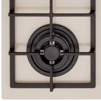 Plită încorporabilă pe gaz Tornado LVT 8025 GL Sticlă călită / Ivory photo 5