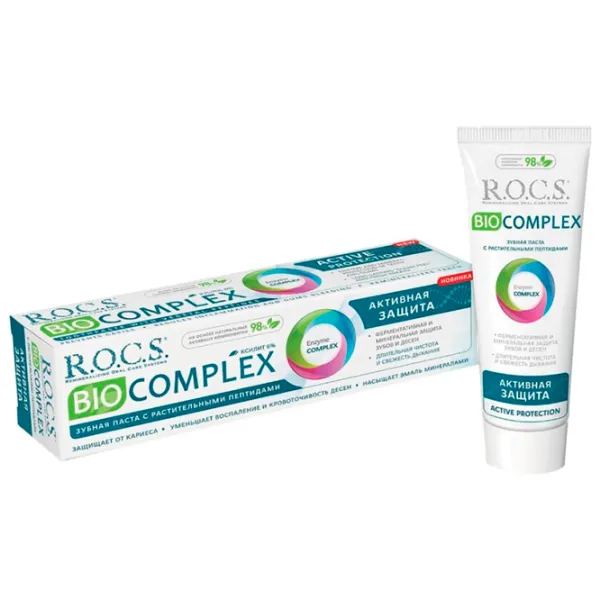 Pastă de dinţi R.O.C.S. Biocomplex 94 g photo 1