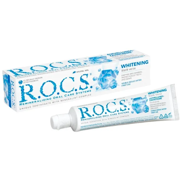 Pastă de dinţi R.O.C.S. Whitening 74 g photo 1