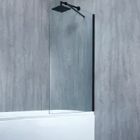 Paravane de duș Manopera P80F/BL Transparent / Fară ușă