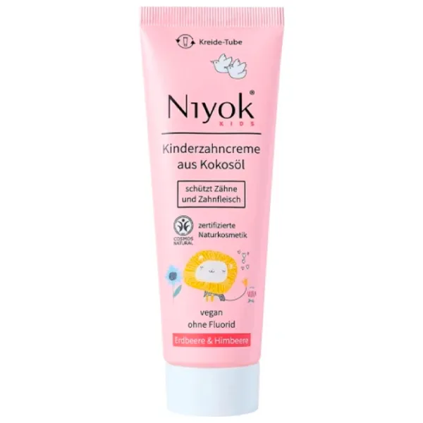 Зубная паста Niyok Kids Strawberry & Raspberry 75 г photo 1