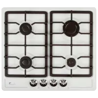 Газовая варочная панель Tornado TRC 4023FR RU S Эмалированная сталь / Белый