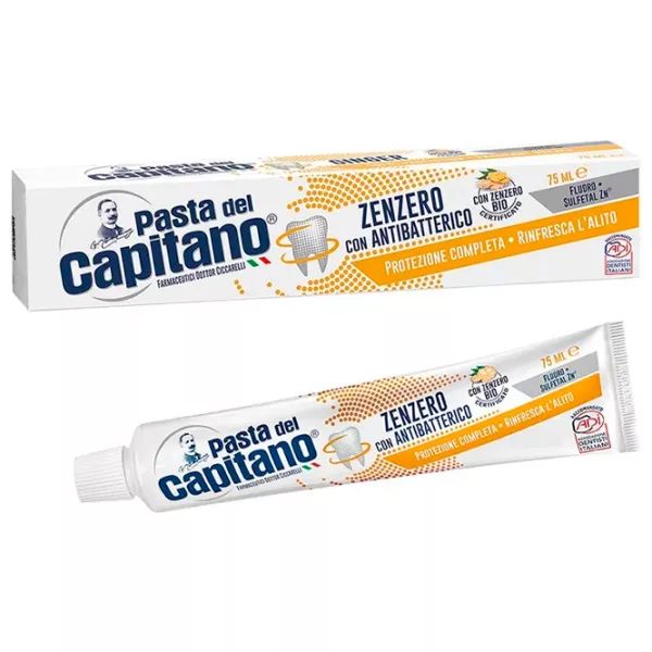 Зубная паста Pasta del Capitano Zenzero Con Antibatterico 75 г photo 1