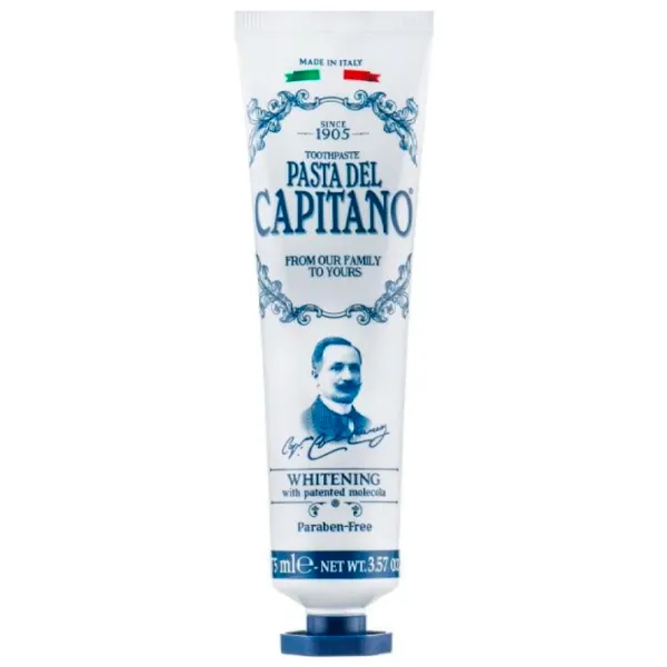 Зубная паста Pasta del Capitano Whitening 75 г photo 1 Зубная паста Pasta del Capitano Whitening 75 г photo 1