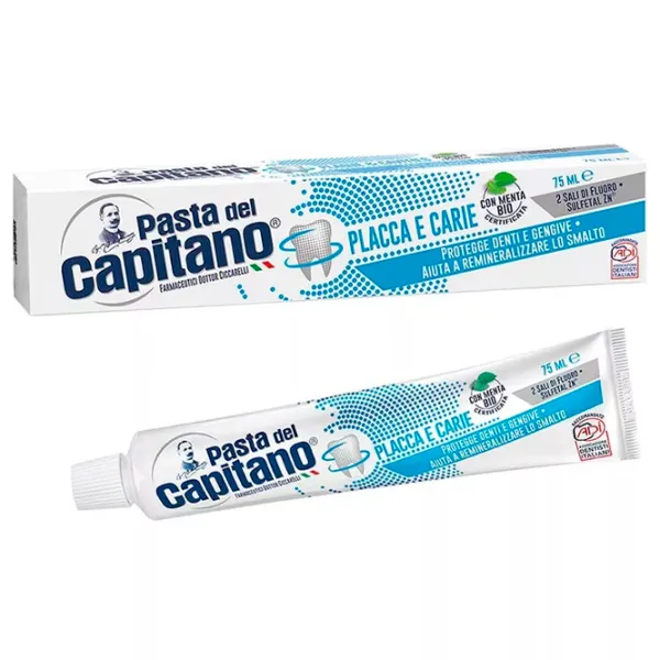 Зубная паста Pasta del Capitano Placca e Carie 75 г photo 1 Зубная паста Pasta del Capitano Placca e Carie 75 г photo 1