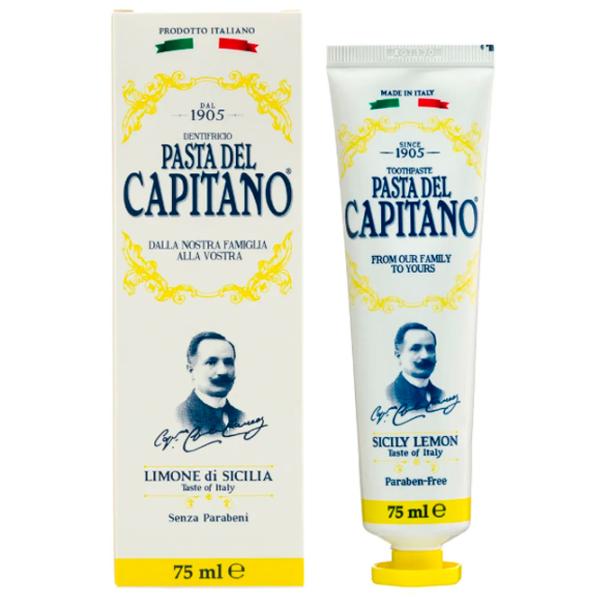 Зубная паста Pasta del Capitano Сицилийский лимон 75 г photo 1 Зубная паста Pasta del Capitano Сицилийский лимон 75 г photo 1