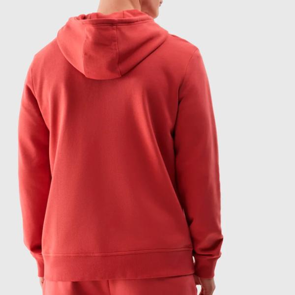 Hanorac pentru bărbați 4F 4FWSS24TSWSM1012  Drept / Red photo 4 Hanorac pentru bărbați 4F 4FWSS24TSWSM1012  Drept / Red photo 4