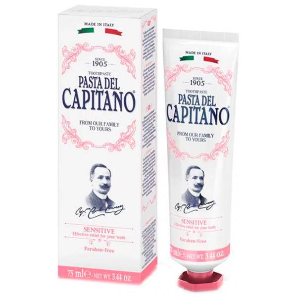 Зубная паста Pasta del Capitano Sensitive 75 г photo 1 Зубная паста Pasta del Capitano Sensitive 75 г photo 1