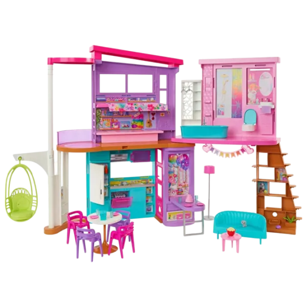 Căsuță pentru păpuși Barbie Vacation House HCD50  căsuță / 3+ photo 1