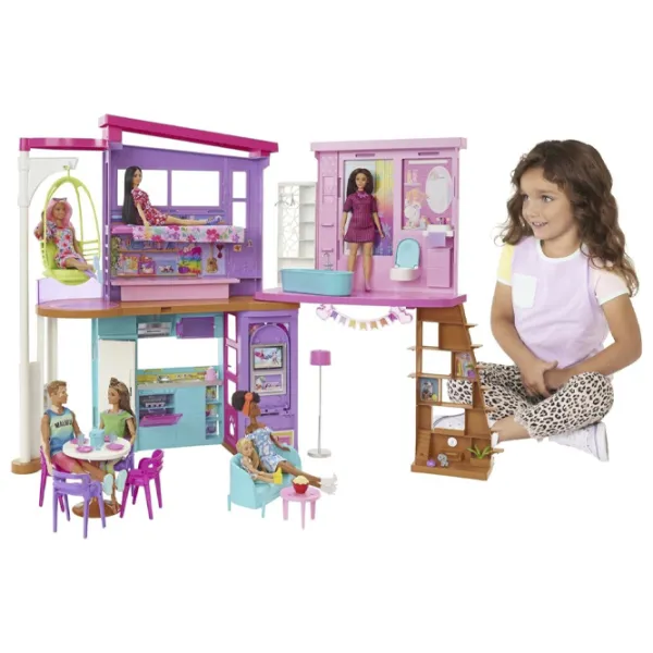 Căsuță pentru păpuși Barbie Vacation House HCD50  căsuță / 3+ photo 3